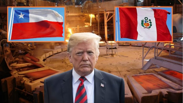 Trump aplica aranceles al cobre de Chile y Peru
