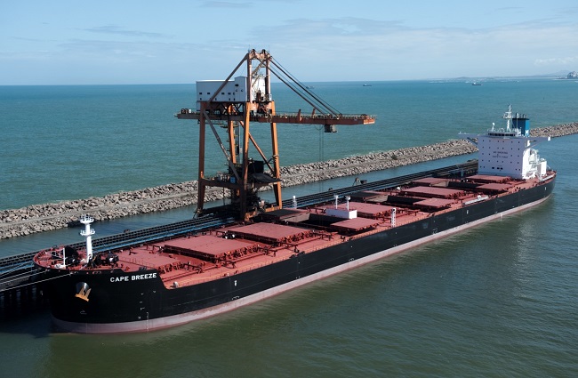 transporte marítimo cobre